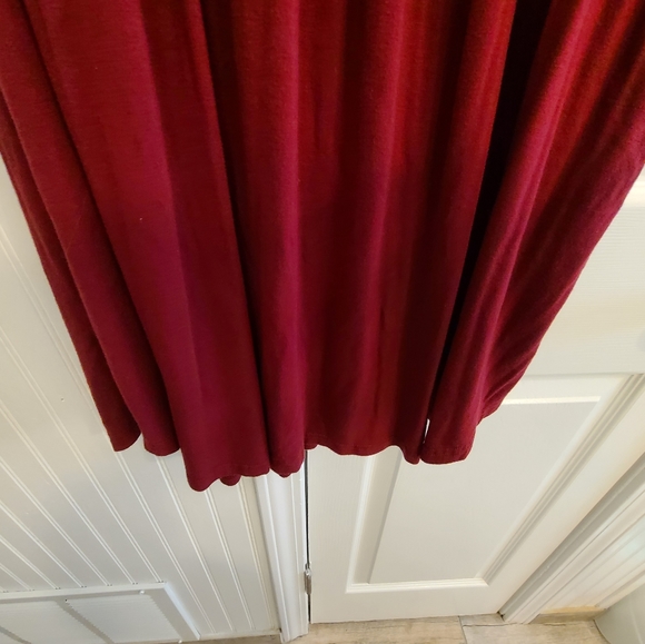 Unbranded Women's Large Burgundy Dress Casual - Picture 9 of 16